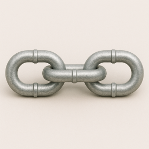 Цепь круглозвенная с буртиком Б2-8х52 в наличии в Твери