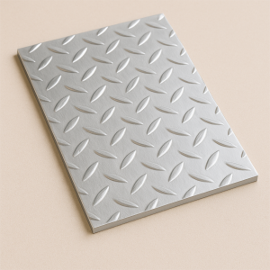 Алюминиевый рифленый лист даймонд 1,2х1000х2000 мм АМц в наличии в Твери