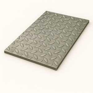 Лист стальной рифленый 3х1500х6000 мм чечевица Ст3сп в наличии в Твери