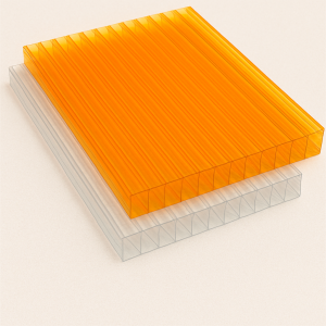 Сотовый поликарбонат 3,7х2100х6000 мм синий 30% в наличии в Твери