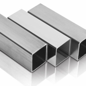 Труба профильная нержавеющая квадратная 100х100х2,5 мм AISI 201 в наличии в Твери