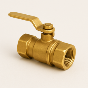 Латунный кран шаровой проходной муфтовый ДУ 20 РУ 10 ГОСТ 15527-2004 в наличии в Твери